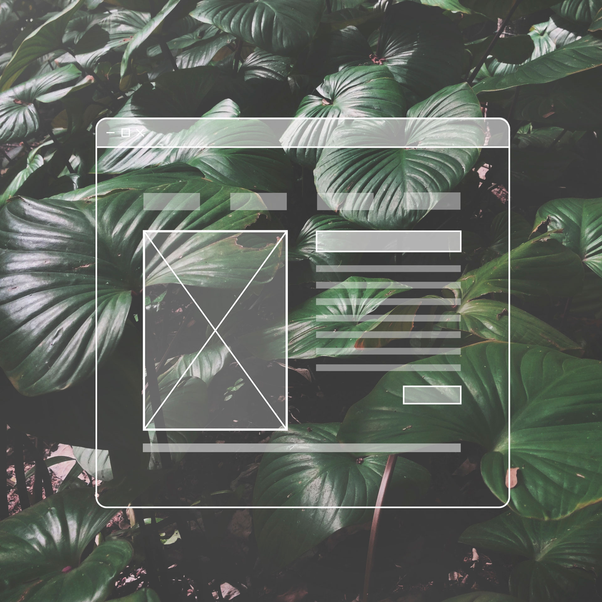 web-page-design-user-interface-template-copy-space